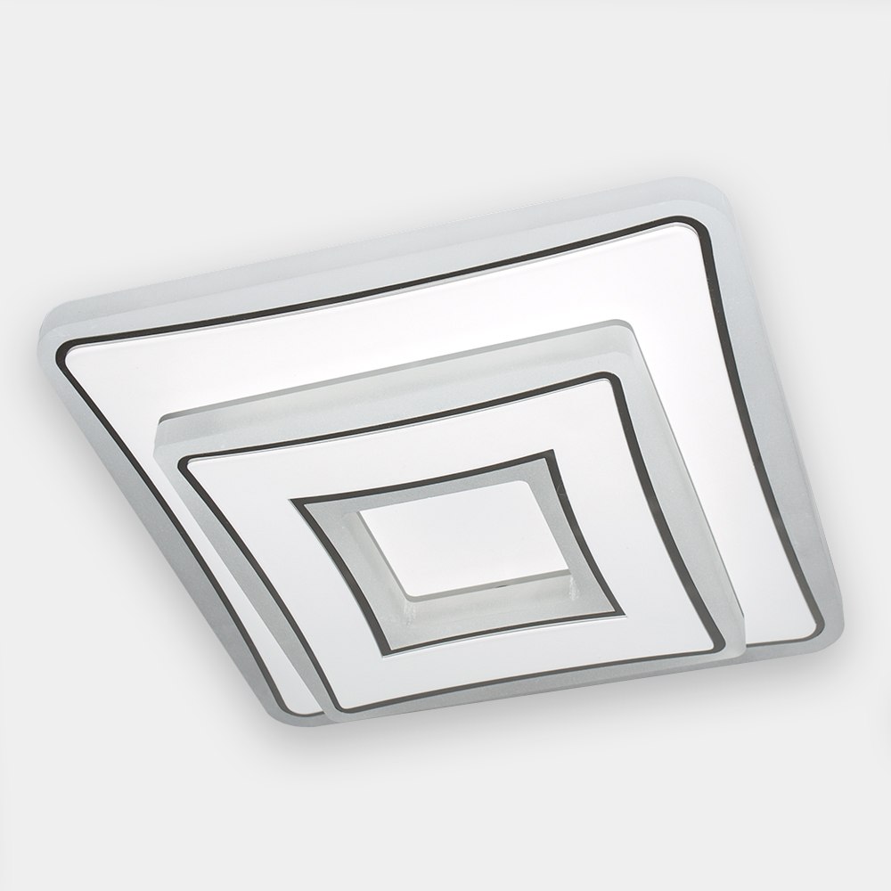 Світильник світлодіодний накладний LUMINARIA FOCOS 40W S200 ON/OFF CHROME/WHITE 220V IP20 - Зображення 7