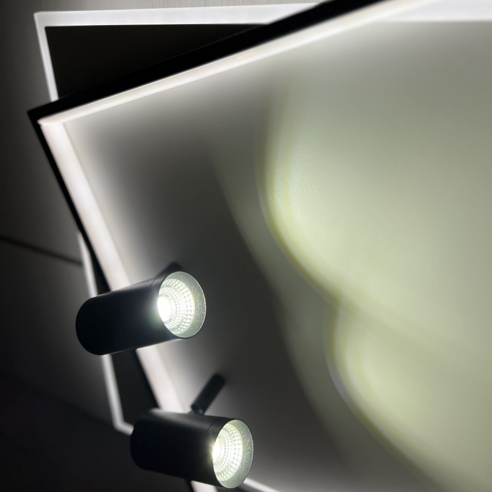 Світильник світлодіодний стельовий GEOMETRIA DOWNLIGHT 75W 2S WHITE/BLACK - Зображення 6