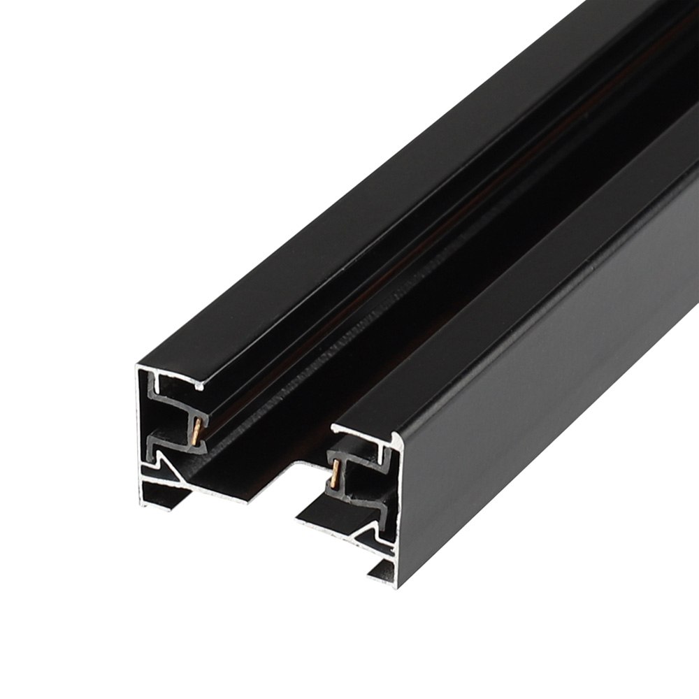 Шинопровід трековий LUMINARIA RAIL-1M BLACK однофазний (1 метр) - Зображення 2
