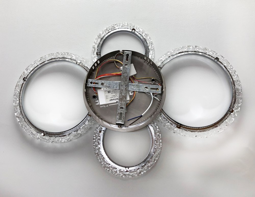 Світильник світлодіодний стельовий LUMINARIA EUROPA 60W 4R CHROME/ICE - Зображення 6