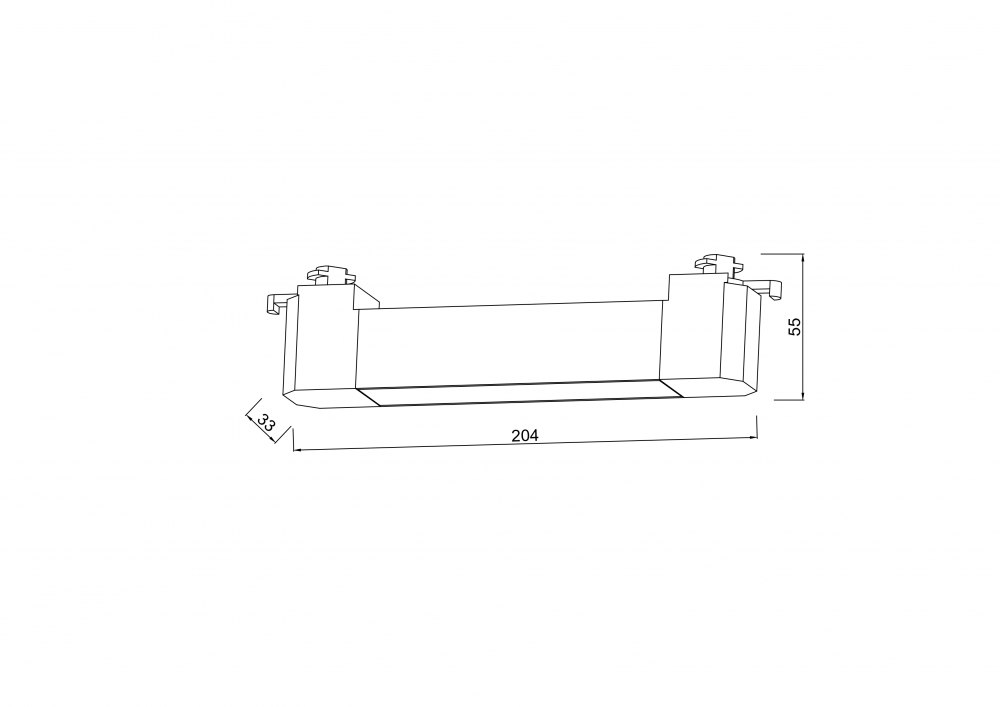 Світильник LED трековий LUMINARIA LMT 10W BLACK 4200K 204x33x55 220V IP20 - Зображення 8