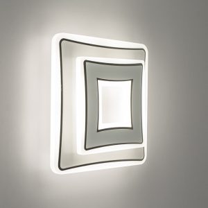 Світильник світлодіодний накладний LUMINARIA FOCOS 40W S200 ON/OFF CHROME/WHITE 220V IP20
