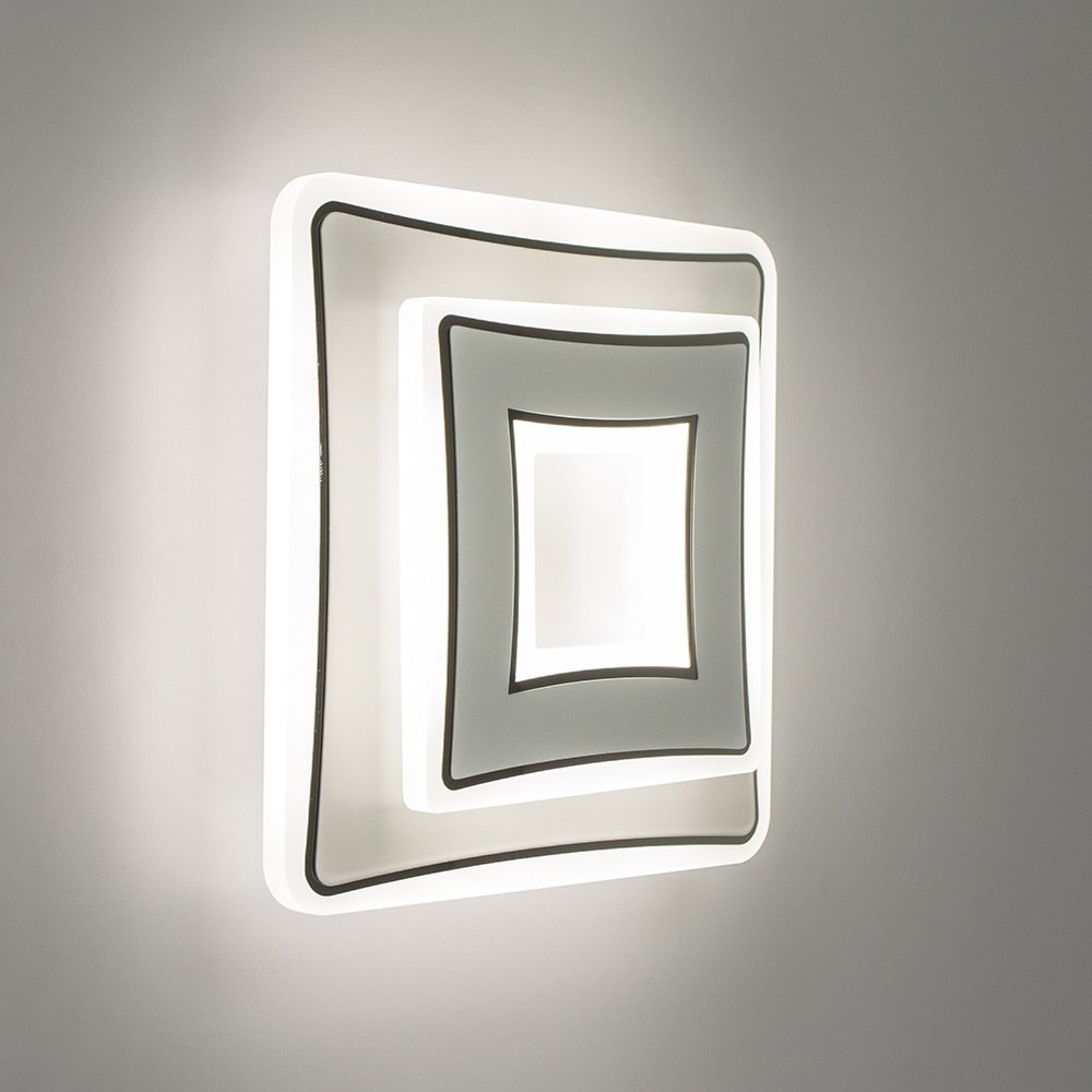 Світильник світлодіодний накладний LUMINARIA FOCOS 40W S200 ON/OFF CHROME/WHITE 220V IP20