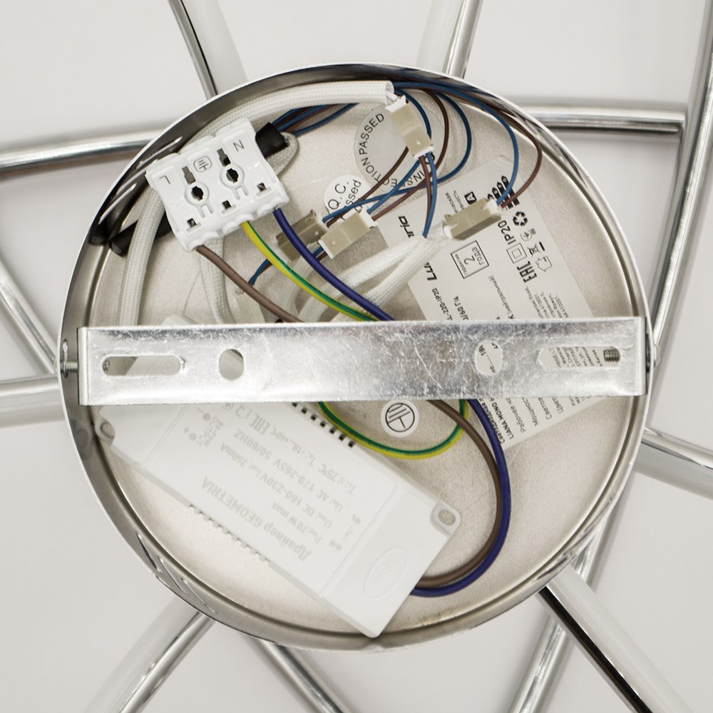 Світильник світлодіодний стельовий LUMINARIA LIANA MONO 60W 4000K CHROME/OPAL - Зображення 7