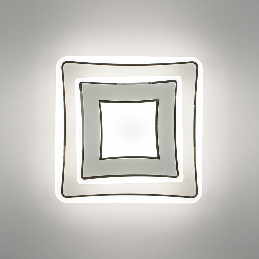 Світильник світлодіодний накладний LUMINARIA FOCOS 40W S200 ON/OFF CHROME/WHITE 220V IP20 - Зображення 5