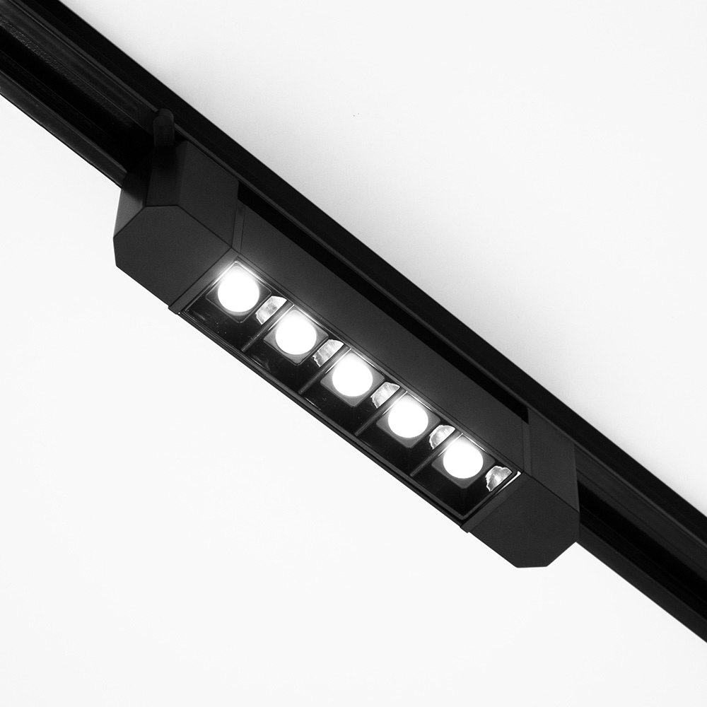 Світильник LED трековий LUMINARIA LLT 10W BLACK 4200K 204x33x55 220V IP2 - Зображення 4