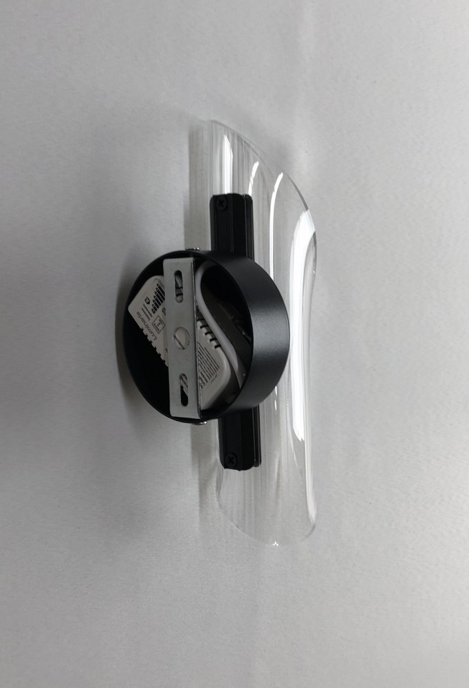 Світильник світлодіодний настінний, бра LUMINARIA LUMIERA 10W I-ON/OFF BLACK/CLEAR 220V IP20 - Зображення 6