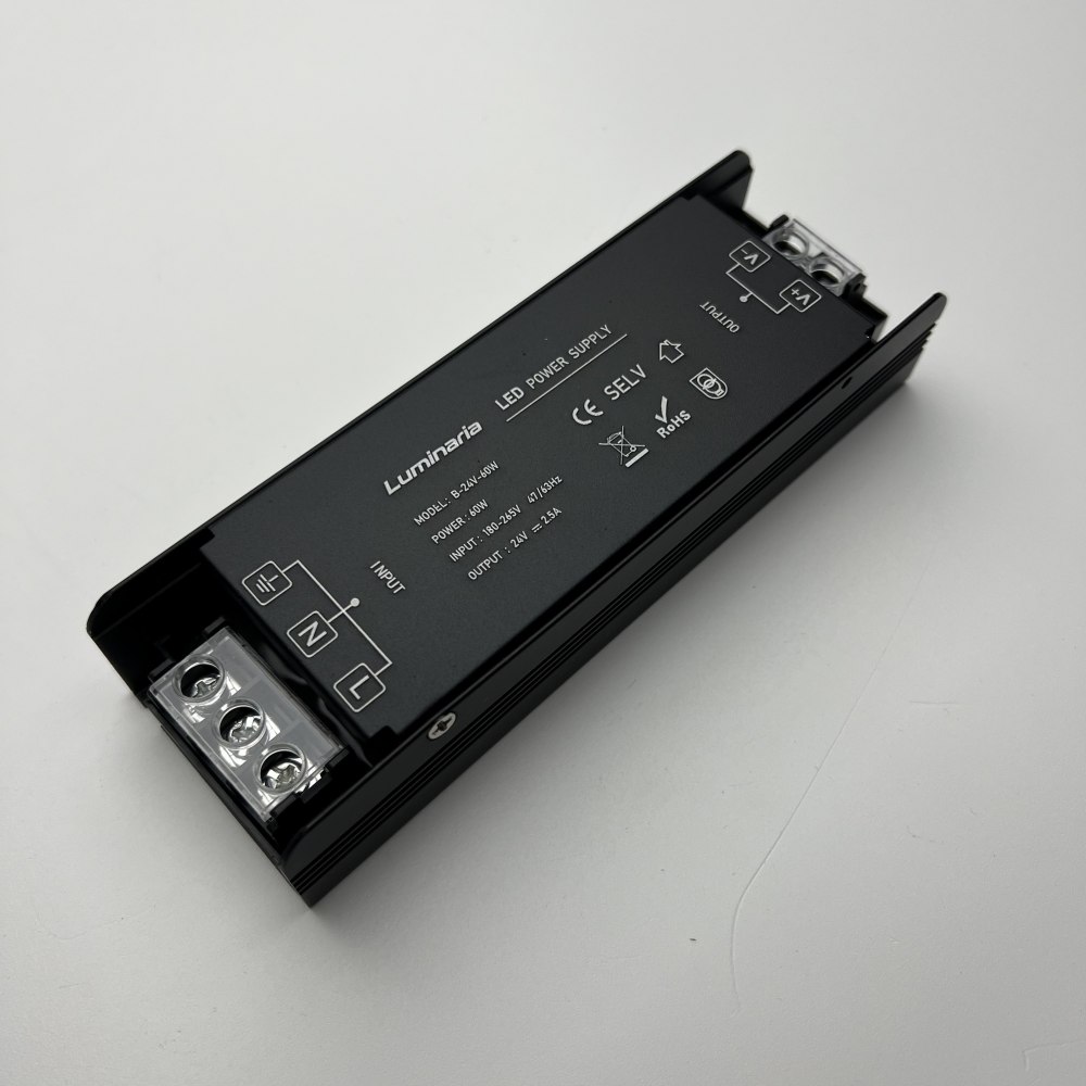 Перетворювач напруги LUMINARIA B-24V-60W 150х50х28 IP20