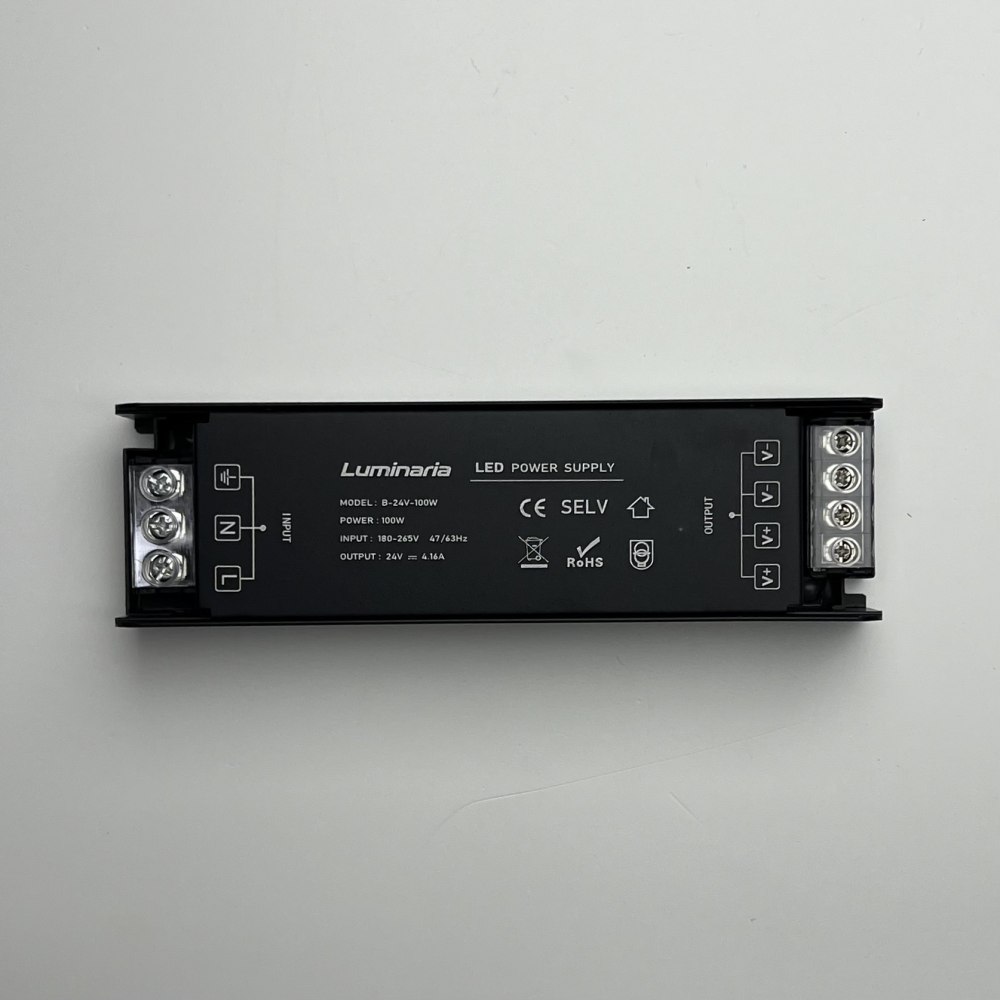 Перетворювач напруги LUMINARIA B-24V-150W 170х50х28 IP20 - Зображення 2