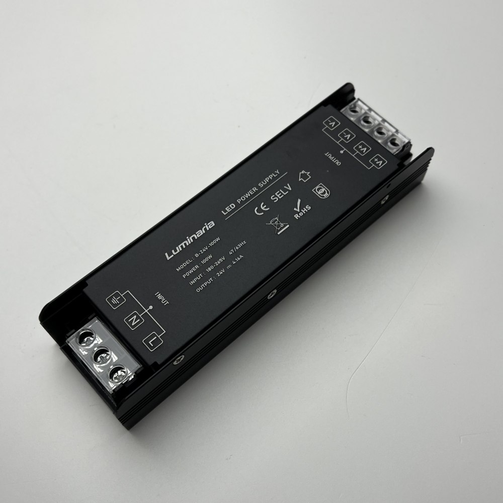 Перетворювач напруги LUMINARIA B-24V-150W 170х50х28 IP20