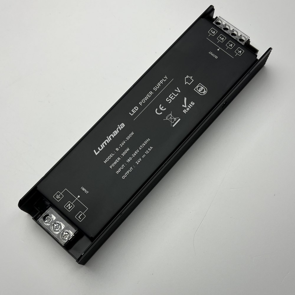 Перетворювач напруги LUMINARIA B-24V-300W 220х63х30 IP20