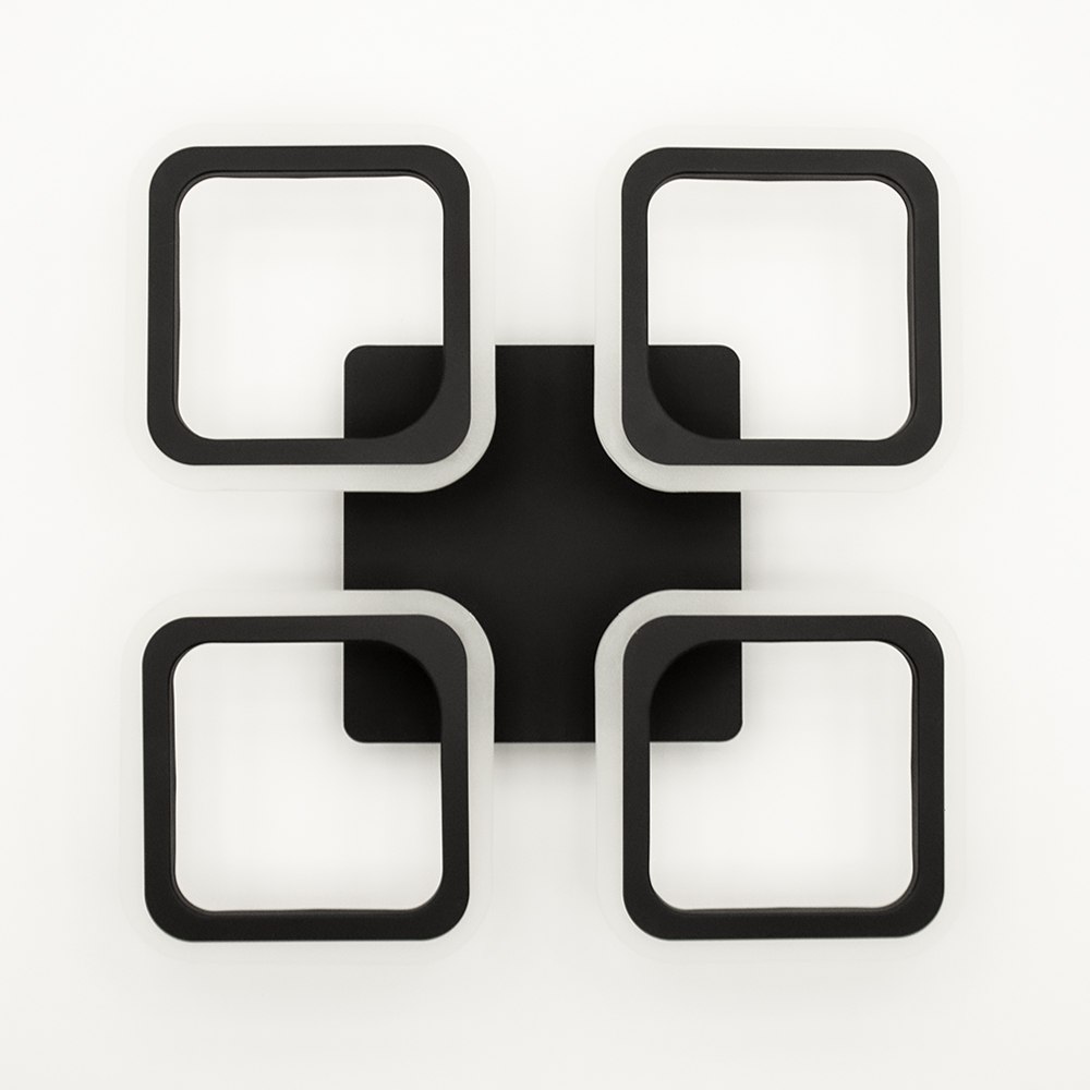 Світильник світлодіодний стельовий LUMINARIA ROOM 60W 4S APP BLACK - Зображення 6