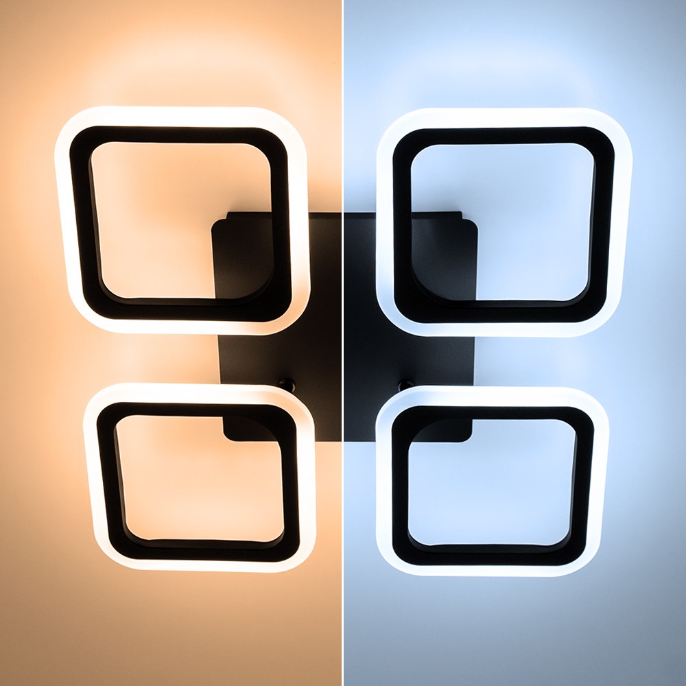 Світильник світлодіодний стельовий LUMINARIA ROOM 60W 4S APP BLACK - Зображення 3