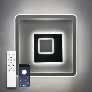 Світильник світлодіодний стельовий LUMINARIA BRAVE 90W APP WHITE/BLACK