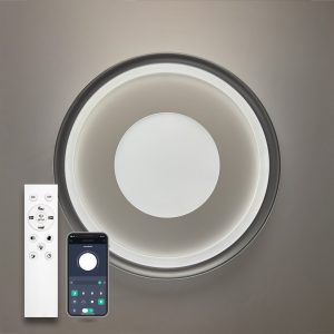 Світильник світлодіодний стельовий LUMINARIA LAKE 100W APP WHITE/GRAY
