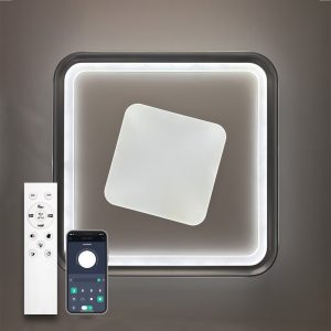 Світильник світлодіодний стельовий LUMINARIA LAKE 120W APP WHITE/GRAY