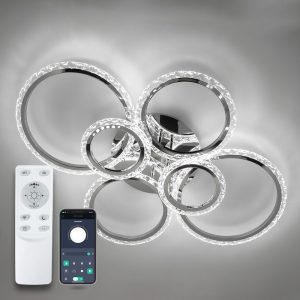 Світильник світлодіодний стельовий LUMINARIA EUROPA 132W 6R CHROME/ICE