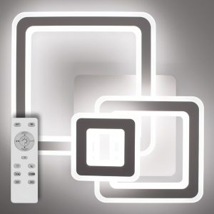 Світильник світлодіодний стельовий LUMINARIA TRIPLEX SQUARE 124W WHITE