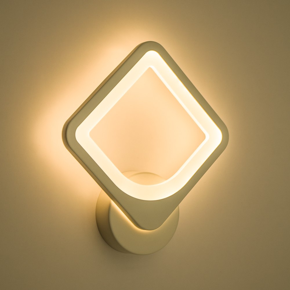 Світильник світлодіодний настінний, бра LUMINARIA TETRA 24W S250 ON/OFF WHITE 220V IP20 - Зображення 3