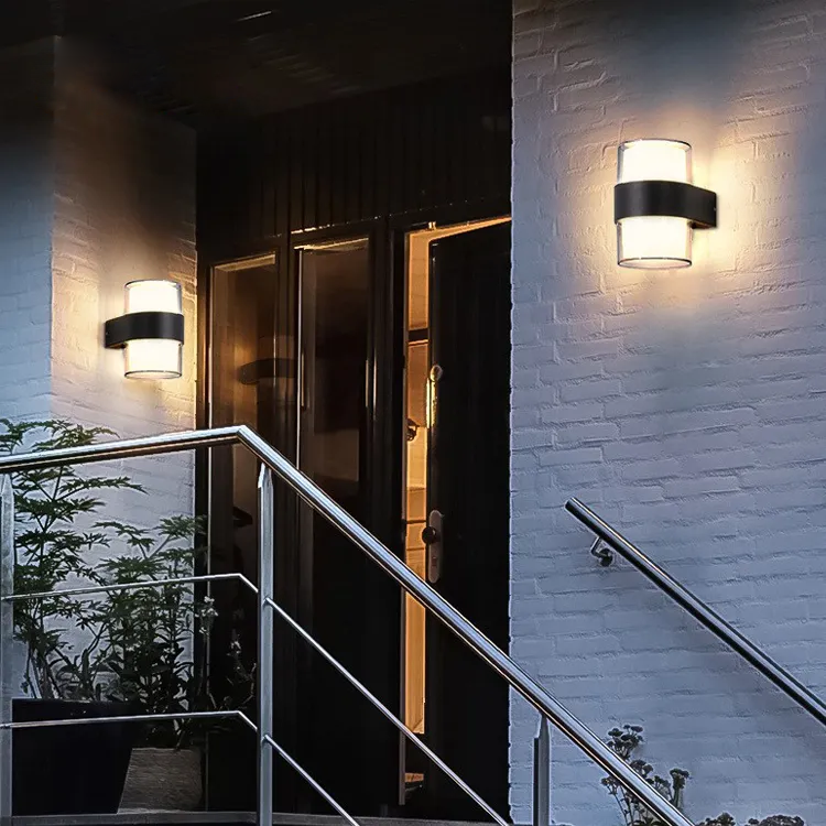 Світильник світлодіодний настінний, бра LUMINARIA VENZA 9W R BLACK 4200K 105x95x135 220V IP44 - Зображення 3
