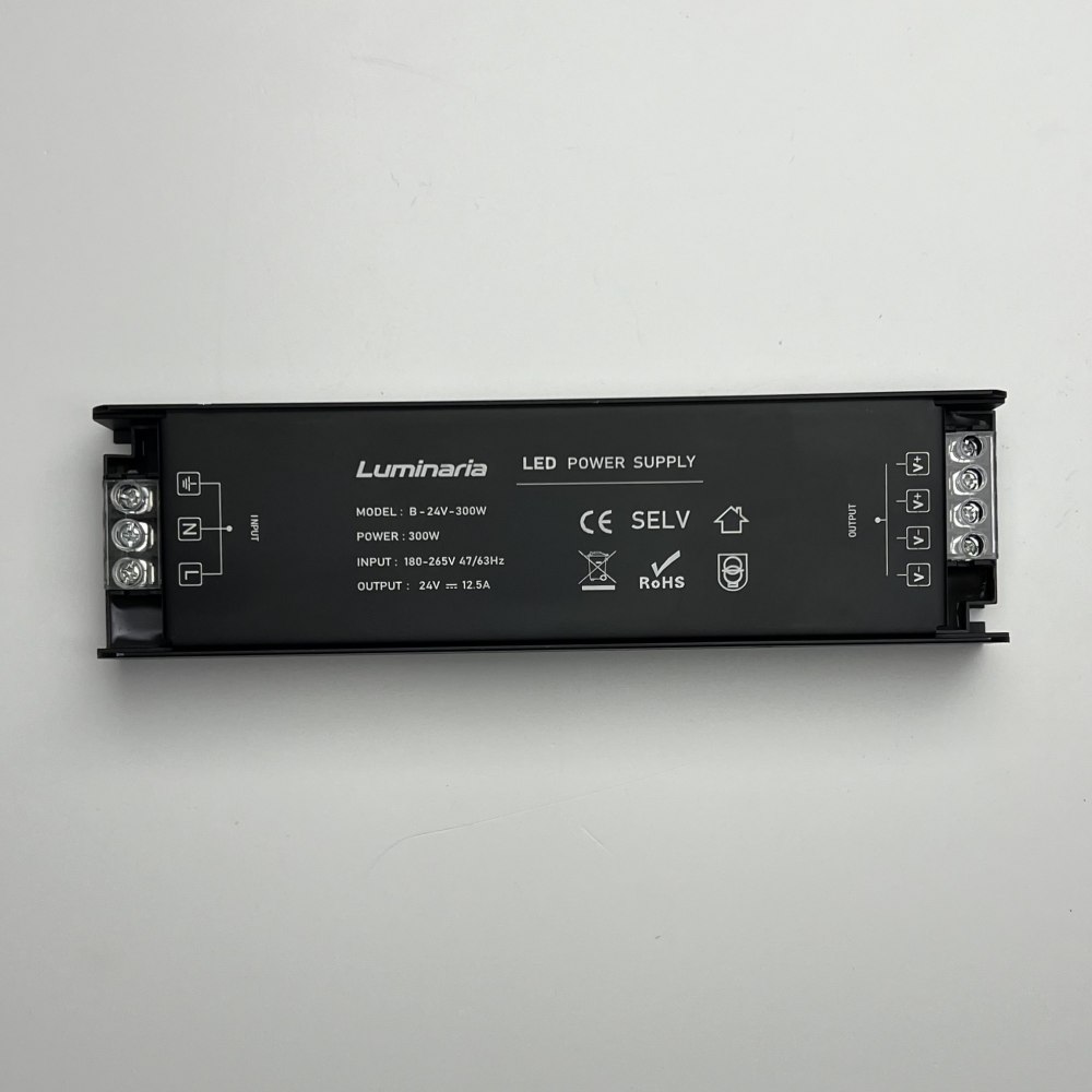 Перетворювач напруги LUMINARIA B-24V-300W 220х63х30 IP20 - Зображення 2