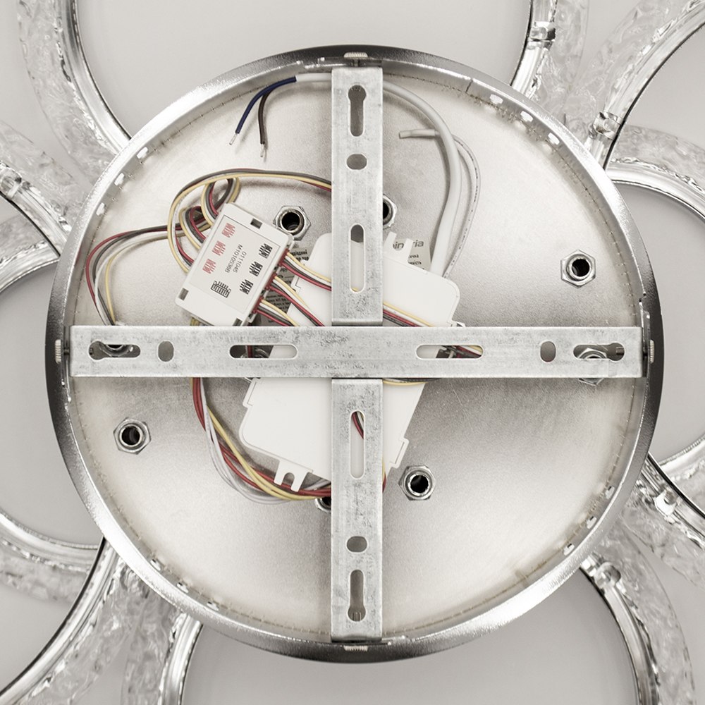 Світильник світлодіодний стельовий LUMINARIA EUROPA 132W 6R CHROME/ICE - Зображення 8