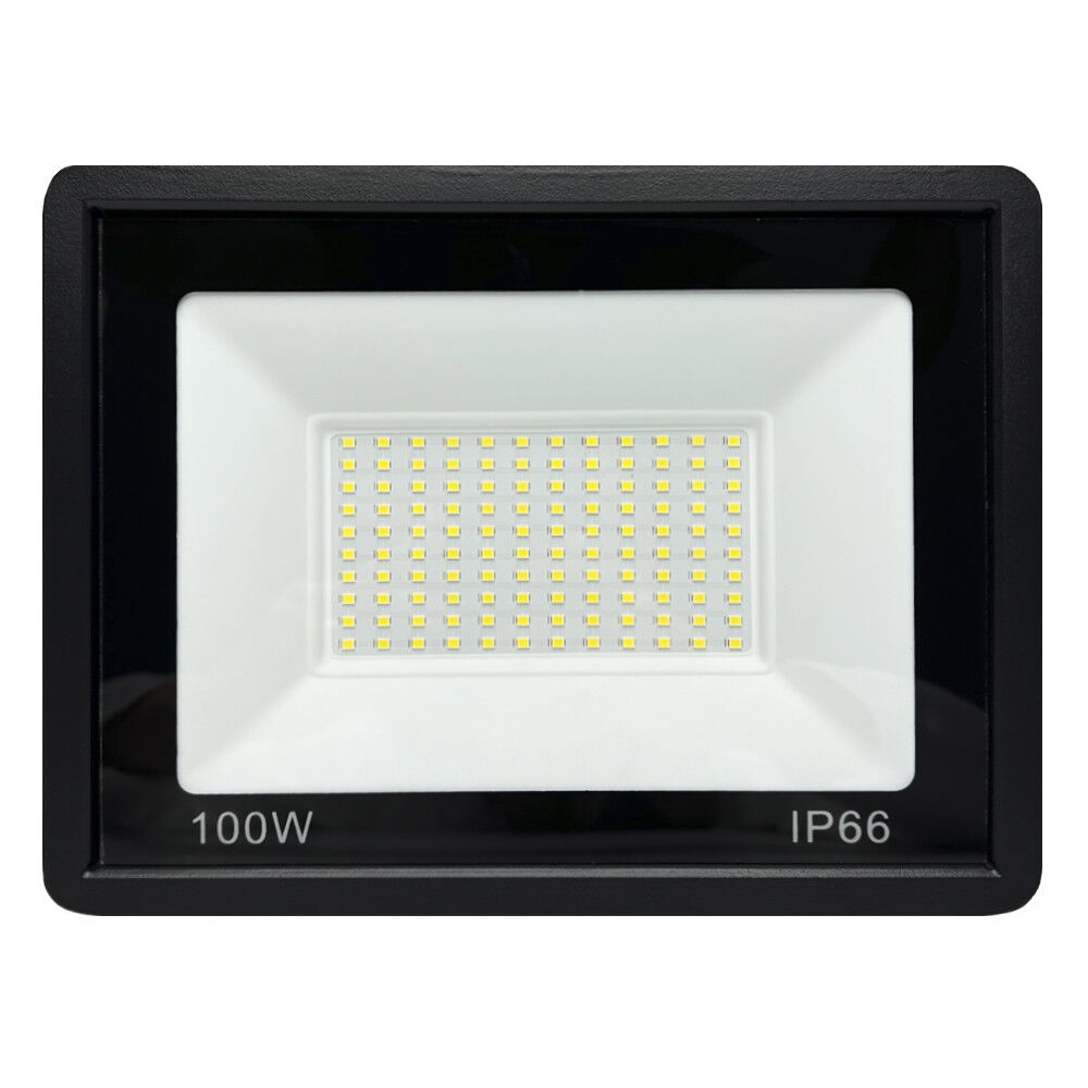 Прожектор світлодіодний вуличний LUMINARIA FL-100W 5000K BLACK 271x211x36 220V IP65
