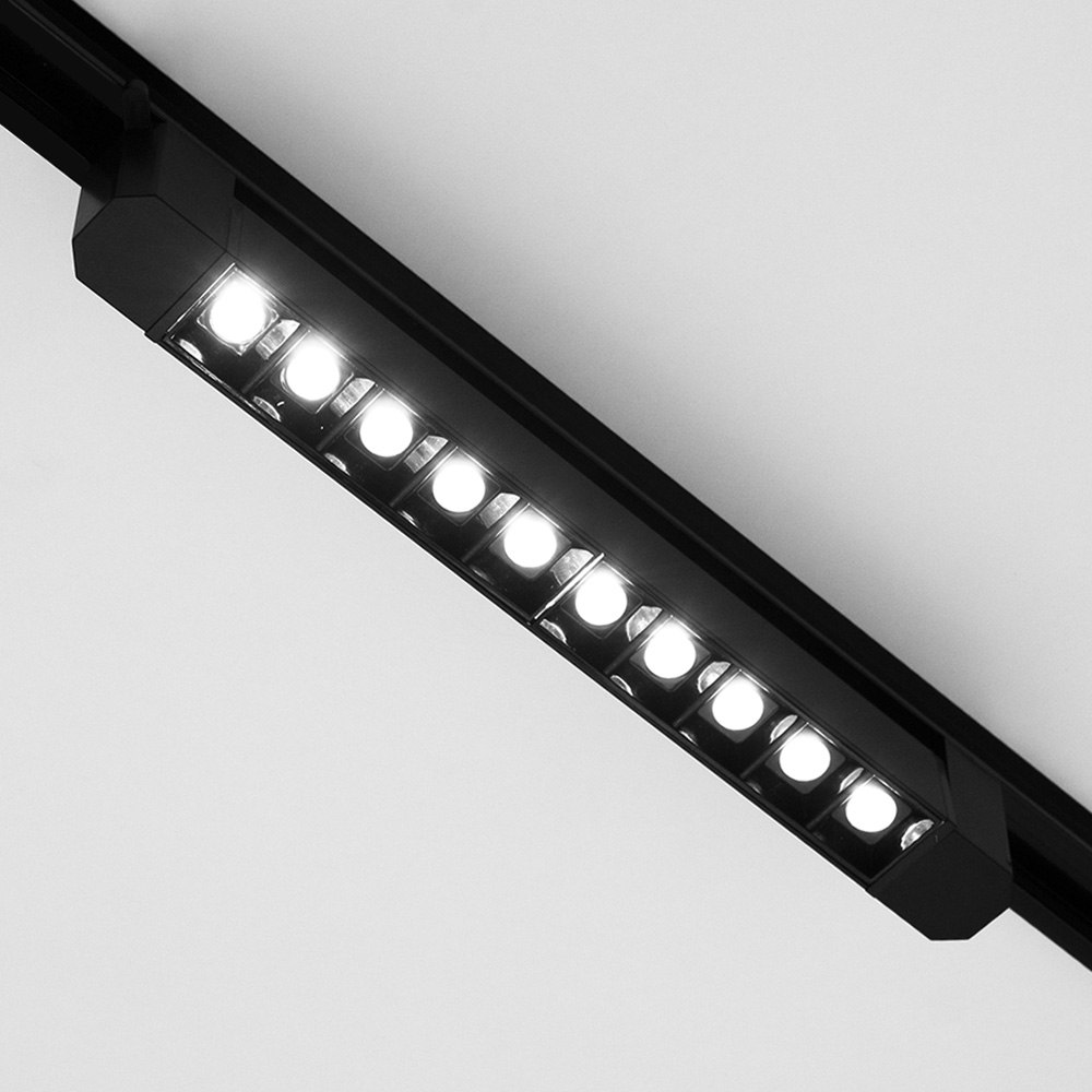 Світильник LED трековий LUMINARIA LLT 20W BLACK 4200K 337x33x55 220V IP20 - Зображення 4