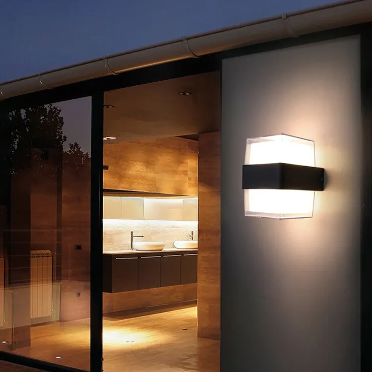 Світильник світлодіодний настінний, бра LUMINARIA VENZA 9W S BLACK 4200K 105x95x135 220V IP44 - Зображення 7