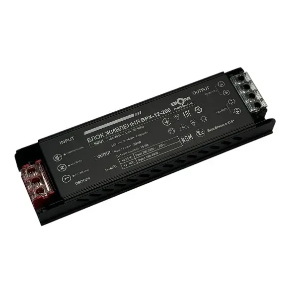 Блок живлення BIOM Professional DC12 200W BPX-12-200 16,6А - Зображення 2