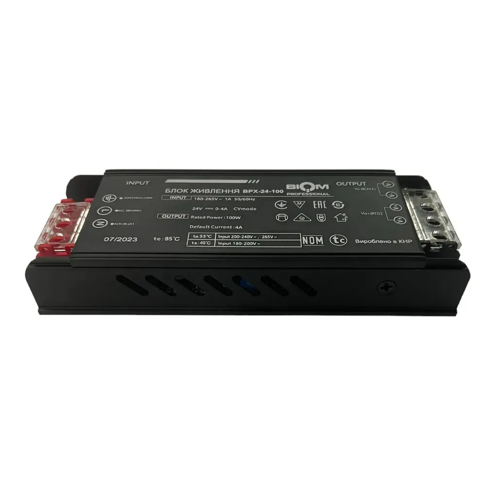 Блок живлення BIOM Professional DC24 100W BPX-24-100 4А - Зображення 3