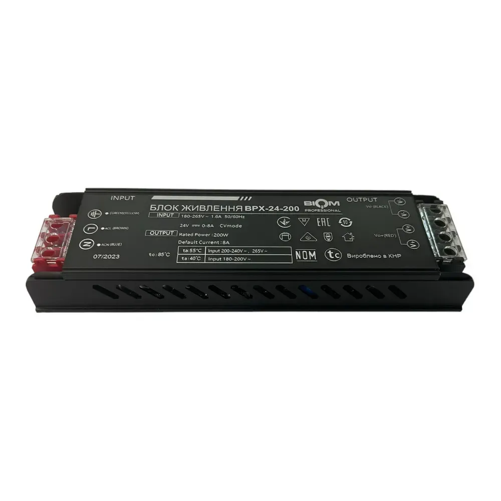 Блок живлення BIOM Professional DC24 200W BPX-24-200 8А - Зображення 3