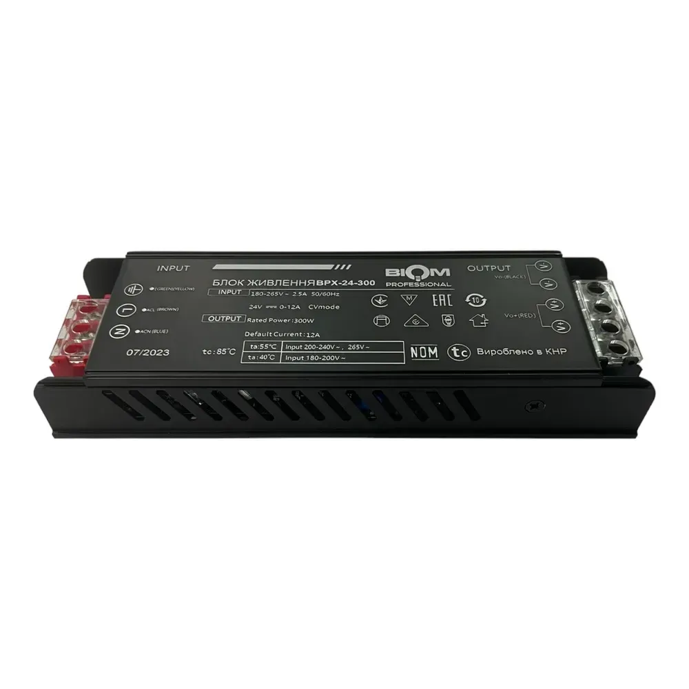 Блок живлення BIOM Professional DC24 300W BPX-24-300 12,5А - Зображення 3