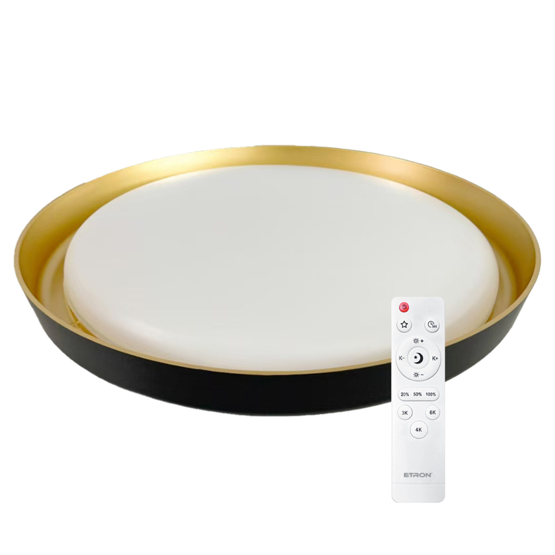 Світлодіодний світильник Smart ARRIVAL 1-ESP-2051 72W Gold&Black IP20 ETRON - Зображення 4