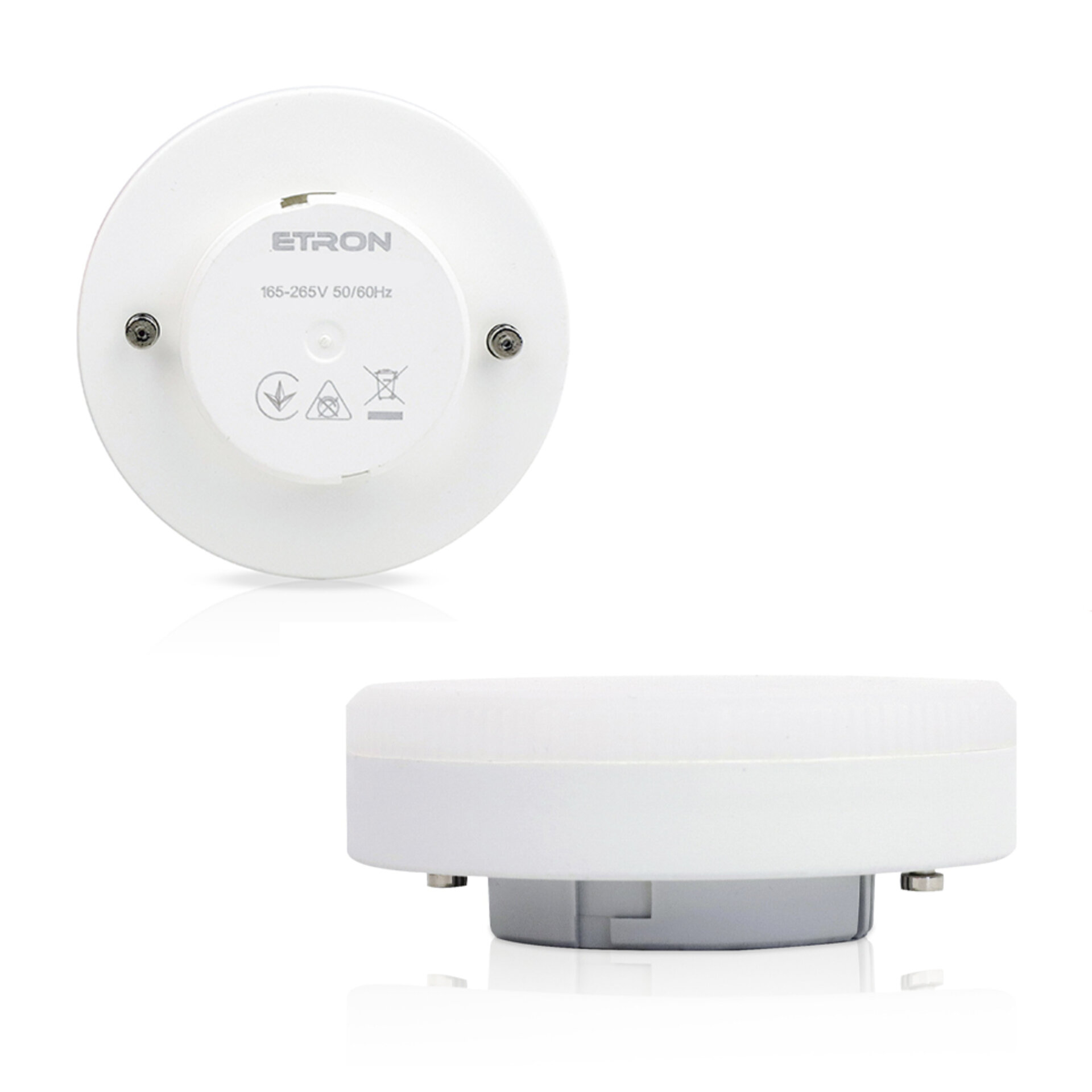 Лампа світлодіодна 1-ELP-818 8W 4100K 220V GX53 ТМ ETRON