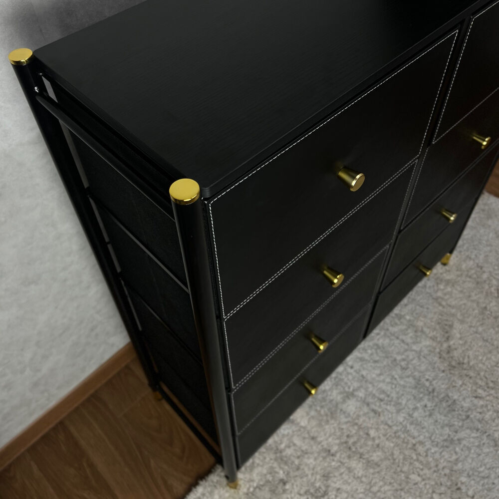 Комод побутовий LUMINARIA ELEGANCE BLACK 8B - Зображення 3