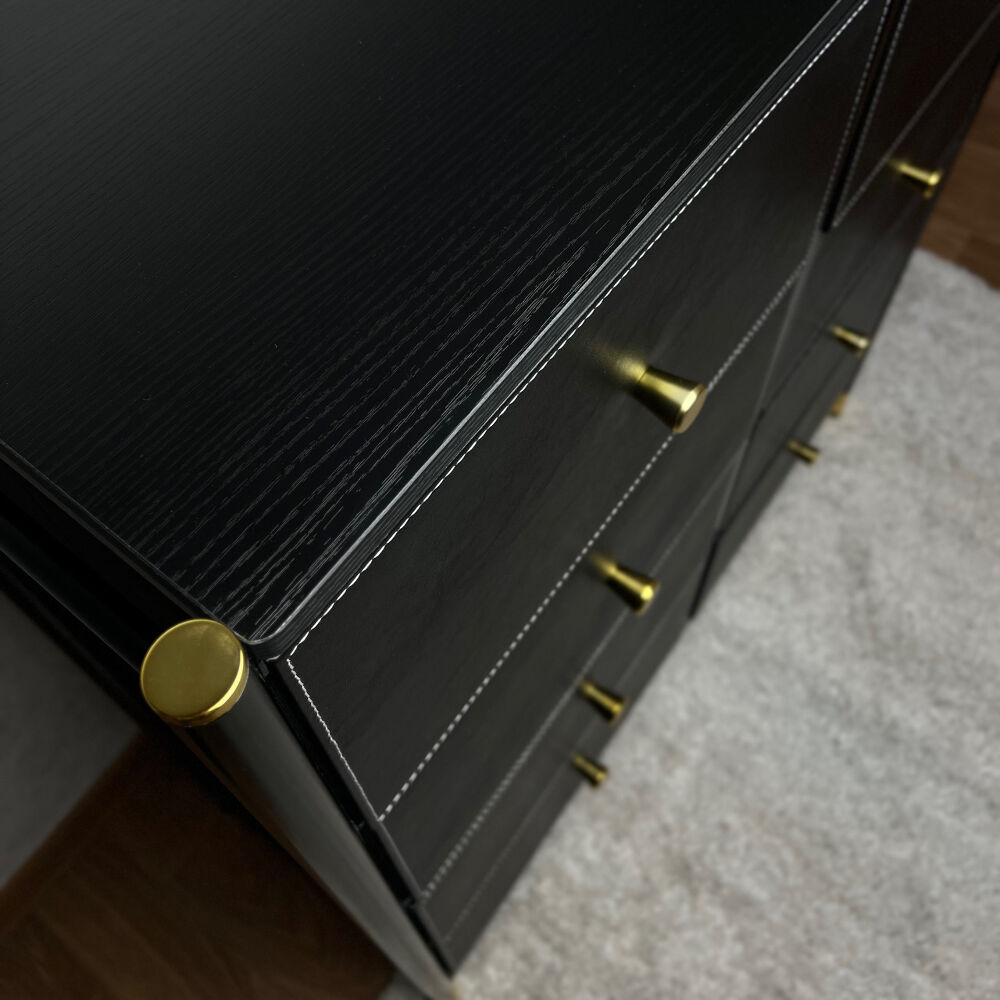 Комод побутовий LUMINARIA ELEGANCE BLACK 8B - Зображення 4