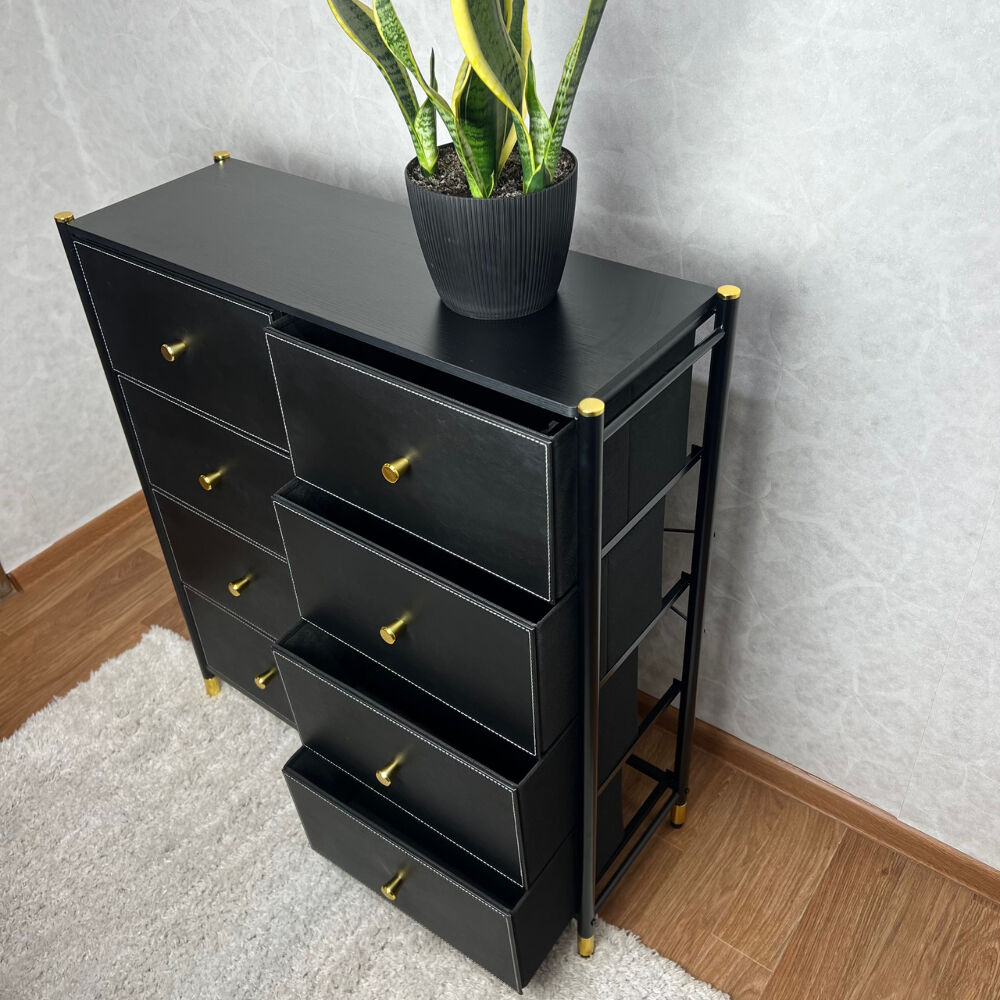 Комод побутовий LUMINARIA ELEGANCE BLACK 8B - Зображення 11