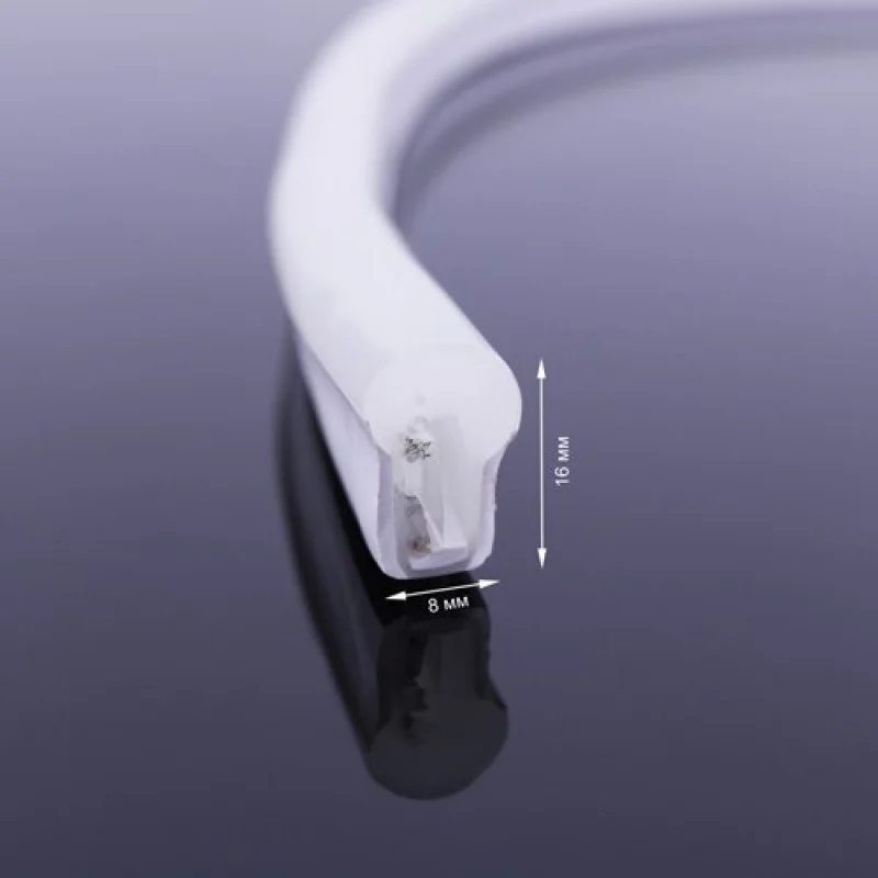 Світлодіодна стрічка NEON 220В JL 2835-120 R IP65 червоний, герметична, 1м - Зображення 4
